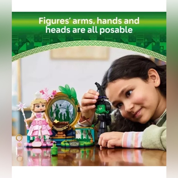 🌀LEGO WICKED ELPHABA AND GLINDA FIGURES 75682 BUILDING KIT - NWT - Picture 9 of 10